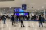 PORTO ALEGRE - Aeroporto tem movimento após emraques e desembarques ficarem suspensos por quatro horas<!-- NICAID(15518408) -->