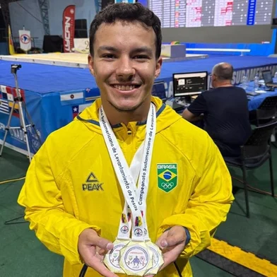 Thiago Félix, levantamento de peso