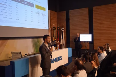Audiência da Famurs com o governador Eduardo Leite sobre o aumento do ICMSCréditos: Jean Peixoto/ Agência RBS<!-- NICAID(15616503) -->