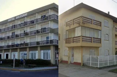 Antigos hotel Bassani e condomínio Xavantes em Capão da Canoa<!-- NICAID(16324748) -->