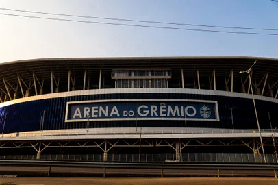 PORTO ALEGRE, RS, BRASIL, 15.08.2024: Situacão do entorno da Arena 15 dias para a volta dos jogos no estádio. Foto: Camila Hermes/Agencia RBS<!-- NICAID(15841970) -->