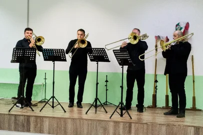 Com apresentação de quarteto de trombones, Concertos ao Entardecer ocorre neste domingo, em Caxias.<!-- NICAID(16069529) -->