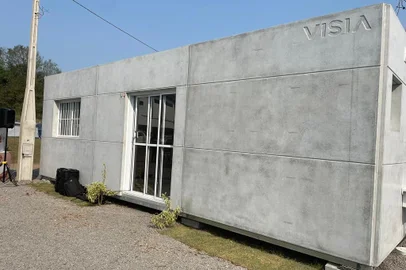 Casas provisórias são entregues a desabrigados pela enchente de maio em Cruzeiro do Sul, no Vale do Taquari.<!-- NICAID(15857195) -->