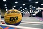 LAS VEGAS, NV - JULY 13: A Wilson basketball used during the USA Womens National 3x3 Team practice on July 13, 2021 at Mandalay Bay Convention Center in Las Vegas, Nevada. NOTE TO USER: User expressly acknowledges and agrees that, by downloading and or using this photograph, User is consenting to the terms and conditions of the Getty Images License Agreement.   Stephen Gosling/NBAE via Getty Images/AFP (Photo by Stephen Gosling / NBAE / Getty Images / Getty Images via AFP)<!-- NICAID(14842772) -->