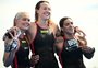Ana Marcela Cunha é bronze e Viviane Jungblut fica em 6º nos 5 km na maratona aquática do Mundial