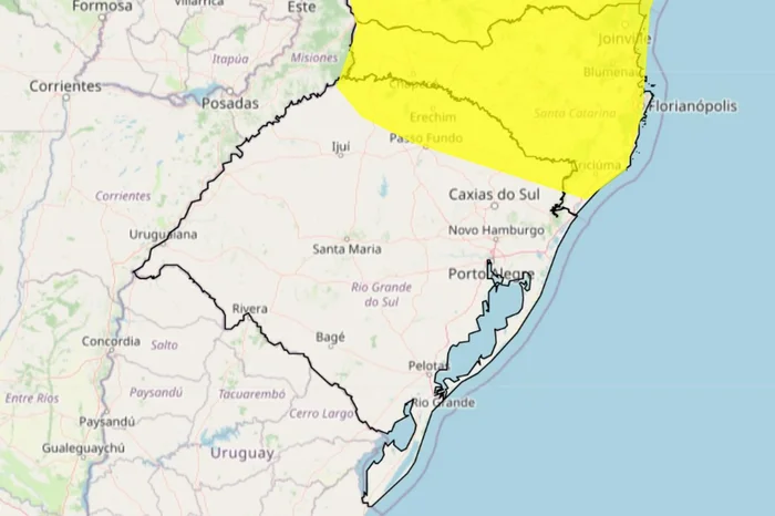 Instituto Naciona de Meteorologia (Inmet) / Reprodução