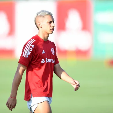 Sarrafiore em treino do Inter<!-- NICAID(14445652) -->