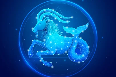 Capricorn zodiac sign icons. Fonte: 415803766<!-- NICAID(15789138) -->