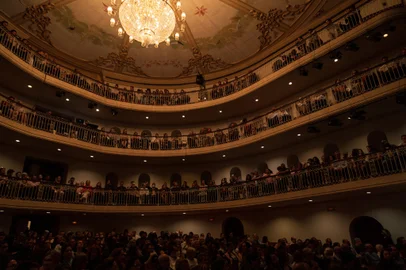 Operata O Morcego, da Ospa, no Theatro São Pedro, em Porto Alegre.<!-- NICAID(15243378) -->