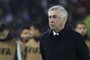 Real Madrid's Italian coach Carlo Ancelotti makes his way to the locker room at half time during the FIFA Club World Cup semi-final football match between Egypt's Al-Ahly and Spain's Real Madrid at the Prince Moulay Abdellah Stadium in Rabat on February 8, 2023. (Photo by Khaled DESOUKI / AFP)Editoria: SPOLocal: RabatIndexador: KHALED DESOUKISecao: soccerFonte: AFPFotógrafo: STF<!-- NICAID(15346235) -->
