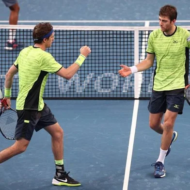 Marcelo Demoliner e Marcus Daniell ficaram com vice-campeonato em Chengdu, na CHina<!-- NICAID(13183016) -->