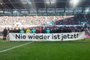 Cartaz em combate ao nazismo, Bayern de Munique, futebol, Alemanha