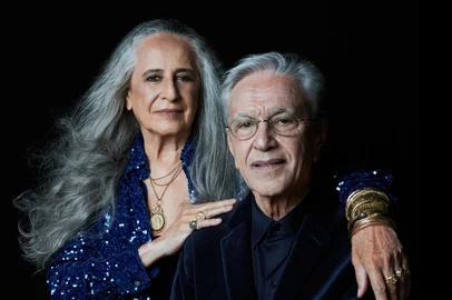 Maria Bethânia e Caetano Veloso vão se apresentar em Porto Alegre em 2025.<!-- NICAID(15933471) -->