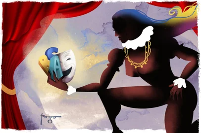 Ilustração para a coluna de Martha Medeiros<!-- NICAID(15480698) -->