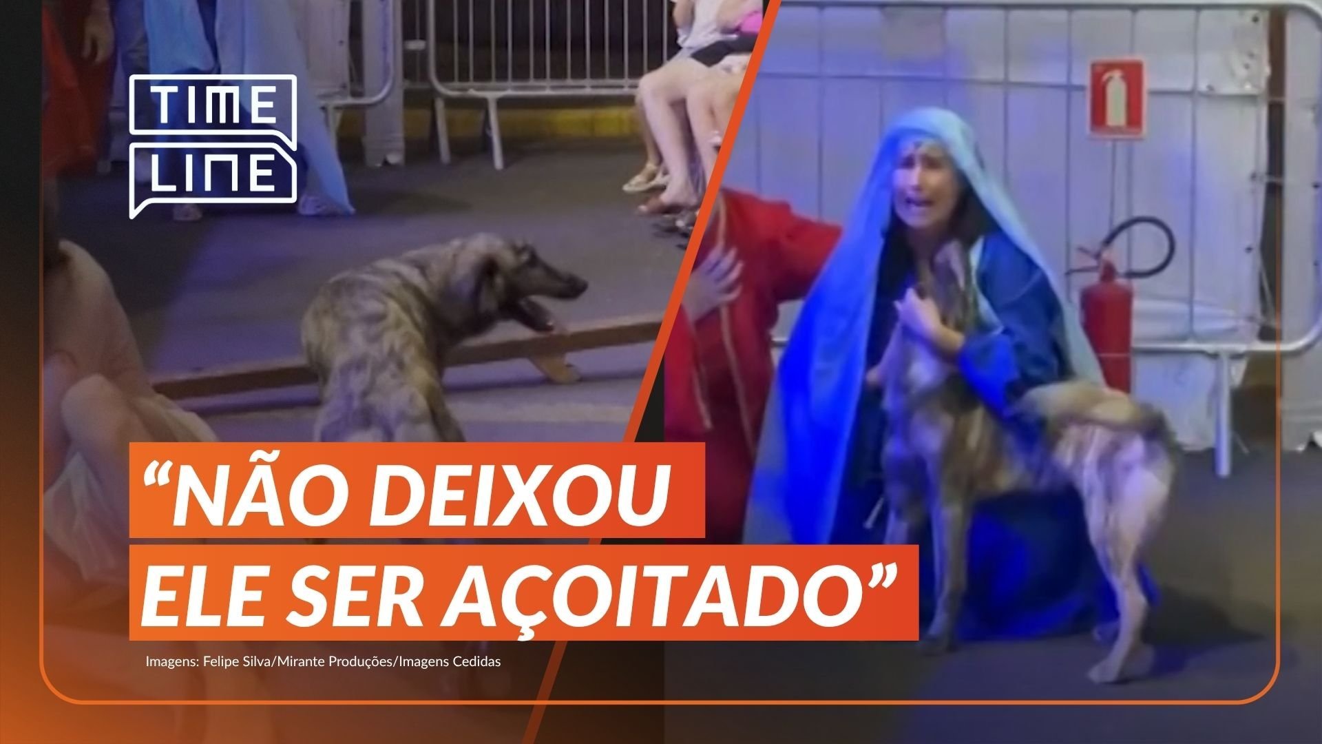 Cadelinha 'defende' Jesus em encena&ccedil;&atilde;o de Paix&atilde;o de Cristo no RS e v&iacute;deo viraliza