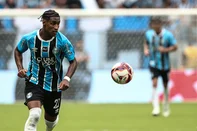 PORTO ALEGRE, RS, BRASIL, 15-02-2026. GREMIO X JUVENTUDE pelo gauchão 2026. Foto Jonathan Heckler/agência RBS<!-- NICAID(16225979) -->
