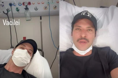 @leandrolimale / Instagram / Reprodução Ator Leandro Lima recebe alta após ingerir gasolina<!-- NICAID(16164849) -->