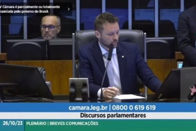 Deputado federal caxiense Maurício Marcon, do Podemos, preside sessão da Câmara dos Deputados<!-- NICAID(15580117) -->