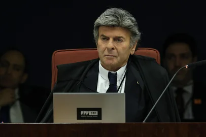Primeira Turma do STF julga denúncia sobre o núcleo 1 da Pet12.100Ministro Luiz Fux na Primeira Turma do STF que julga denúncia sobre o núcleo 1 da Pet12.100.Foto: Rosinei Coutinho/STFIndexador: ROSINEI COUTINHO/STFFotógrafo: Primeira Turma do STF julga den<!-- NICAID(16003786) -->