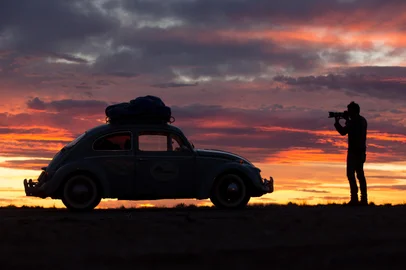 Expedição Fuscamérica, que já soma em quatro anos mais de 40 mil quilômetros por sete países latino-americanos, além da Antártica.<!-- NICAID(12828574) -->