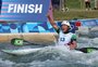 Ana Sátila se classifica para final do caiaque na canoagem slalom com o quinto melhor tempo