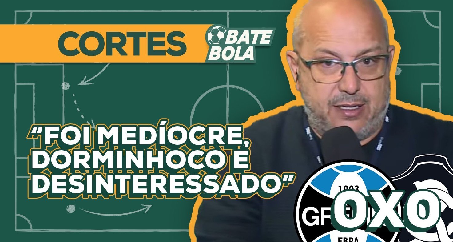 CCD sobre empate do Gr&ecirc;mio: "Eu quero entender esse caos"