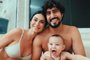 Thaila Ayala, 36 anos, revelou na sexta-feira (28) que está grávida novamente. A atriz é casada com o ator Renato Góes, 35, e eles já são pais de Francisco, 10 meses. <!-- NICAID(15249977) -->