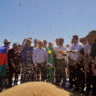 Abertura oficial da colheita de soja do RS, em Tupanciretã              <!-- NICAID(16001091) -->