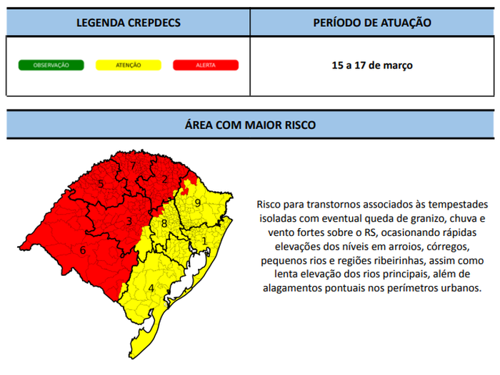 Secretaria do Meio Ambiente e Infraestrutura/RS / Reprodução