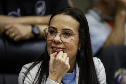 Convenção do PDT no auditório da Câmara de vereadores de Porto Alegre. Juliana Brizola, candidata a prefeita de Porto Alegre. Foto: Duda Fortes/ Agência RBS<!-- NICAID(15831921) -->