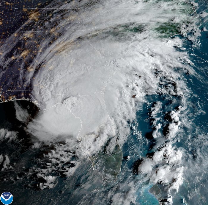 NOAA/GOES / AFP