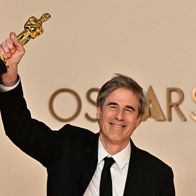 97th Academy Awards - Press RoomBrazilian director Walter Salles poses in the press room with the Oscar for Best International Feature Film for "I'm Still Here"  during the 97th Annual Academy Awards at the Dolby Theatre in Hollywood, California on March 2, 2025. (Photo by Frederic J. Brown / AFP)Editoria: ACELocal: Los AngelesIndexador: FREDERIC J. BROWNSecao: celebrityFonte: AFPFotógrafo: STF<!-- NICAID(16076757) -->