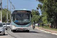 Ônibus do transporte coletivo de Pelotas<!-- NICAID(16236361) -->