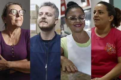 Personagens Gislaine, Jean, Cleici e Marizania - Foto: André Ávila/Agência RBS<!-- NICAID(16027823) -->