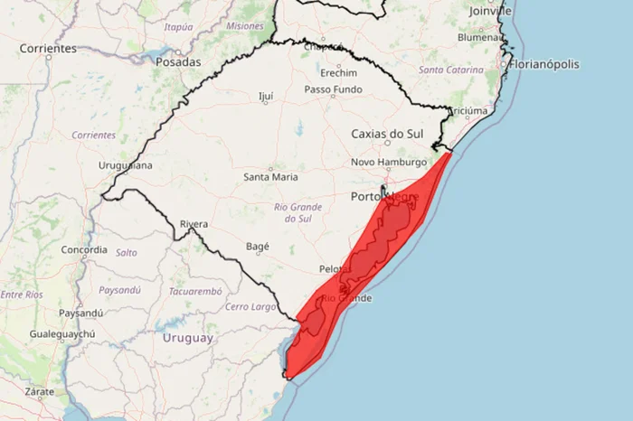 Instituto Nacional de Meteorologia / Reprodução Instituto Nacional de Meteorologia / Reprodução