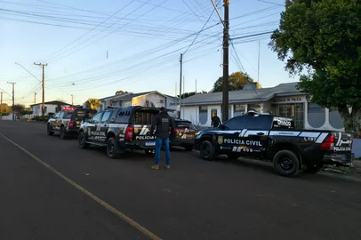 Polícia Civil / Reprodução Imagem de operação contra tráfico de drogas em Roque Gonzales.<!-- NICAID(16326803) -->