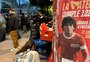 Frio, decepção e “orgullo”: argentinos celebram vice no Obelisco