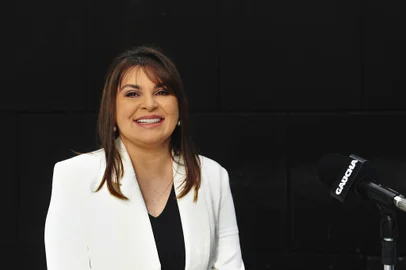 CAXIAS DO SUL, RS, BRASIL, 25/08/2022. Raquel Ely, presidente do UniTEA. Entrevistada do podcast Tua Voz Serra. (Bruno Todeschini/Agência RBS)<!-- NICAID(15186780) -->