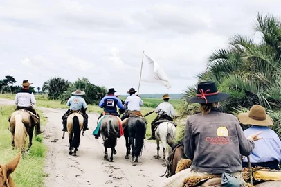Cavalgada da Costa Doce percorre 230 km e encerra edição em São Lourenço do Sul<!-- NICAID(16211687) -->