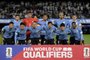 Players of Uruguay pose for a picture before the 2026 FIFA World Cup South American qualification football match between Argentina and Uruguay at La Bombonera stadium in Buenos Aires on November 16, 2023. (Photo by JUAN MABROMATA / AFP)Editoria: SPOLocal: Buenos AiresIndexador: JUAN MABROMATASecao: soccerFonte: AFPFotógrafo: STF<!-- NICAID(15600204) -->