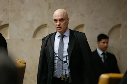 fotos do ministro Alexandre de Moraes na corte do Supremo Tribunal Federal<!-- NICAID(16090884) -->