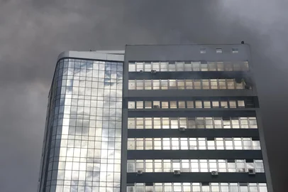 PORTO ALEGRE, RS, BRASIL, 05-11-2025: Incêndio no Centro Histórico de Porto Alegre. Foto: André Ávila/Agência RBS<!-- NICAID(16161412) -->