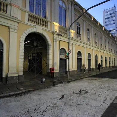 PORTO ALEGRE, RS, BRASIL, 26-06-2026: Novo estacionamento, com mais 10 vagas, no Mercado Público de Porto Alegre. Foto: Ronaldo Bernardi/Agência RBS<!-- NICAID(16314676) -->
