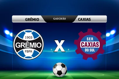 Grêmio x Caxias seenfrnetam pela 2ª rodada do Gauchão 2025, na Arena.<!-- NICAID(15960833) -->