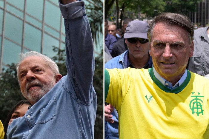 Montagem de fotos de Carl de Souza e Douglas Magno / AFP