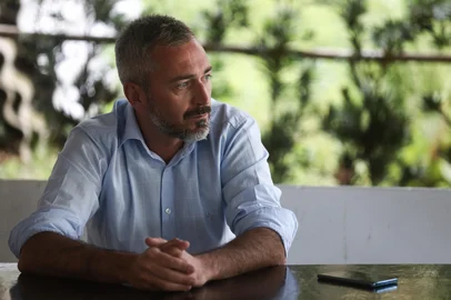 Bruno Todeschini / Agencia RBS CAXIAS DO SUL, RS, BRASIL, 07/01/2025. Rodrigo Weber, novo secretário da Gestão Urbana, fala sobre projetos da pasta. (Bruno Todeschini/Agência RBS)Indexador: Bruno Todeschini<!-- NICAID(15948907) -->