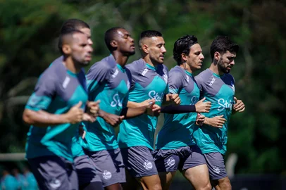 Treino do Juventude com foco no Brasileirão 2025.<!-- NICAID(15991057) -->