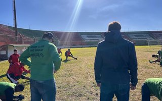 treino do são paulo de rio grande