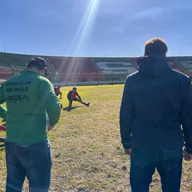 treino do são paulo de rio grande