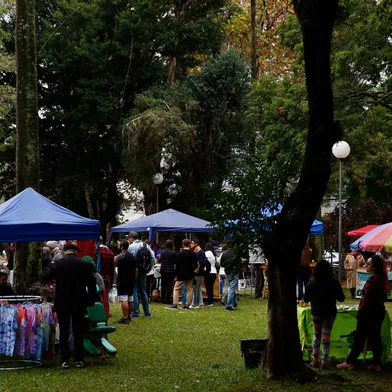 Porto Alegre, RS, Brasil, 11/062023 - O Jardim do Dmae recebe neste domingo mais uma edição da Feira Vegana - Foto: Jonathan Heckler/Agência RBS<!-- NICAID(15453264) -->